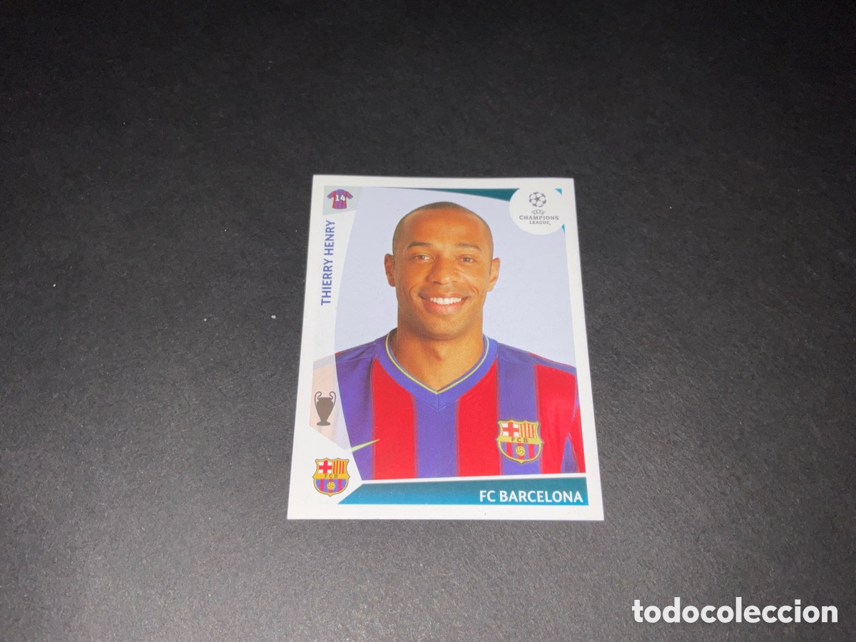 Figurine di Calcio: ‼️THIERRY HENRY N&ordm;361 FC BARCELONA CHAMPIONS LEAGUE 2009-2010‼️