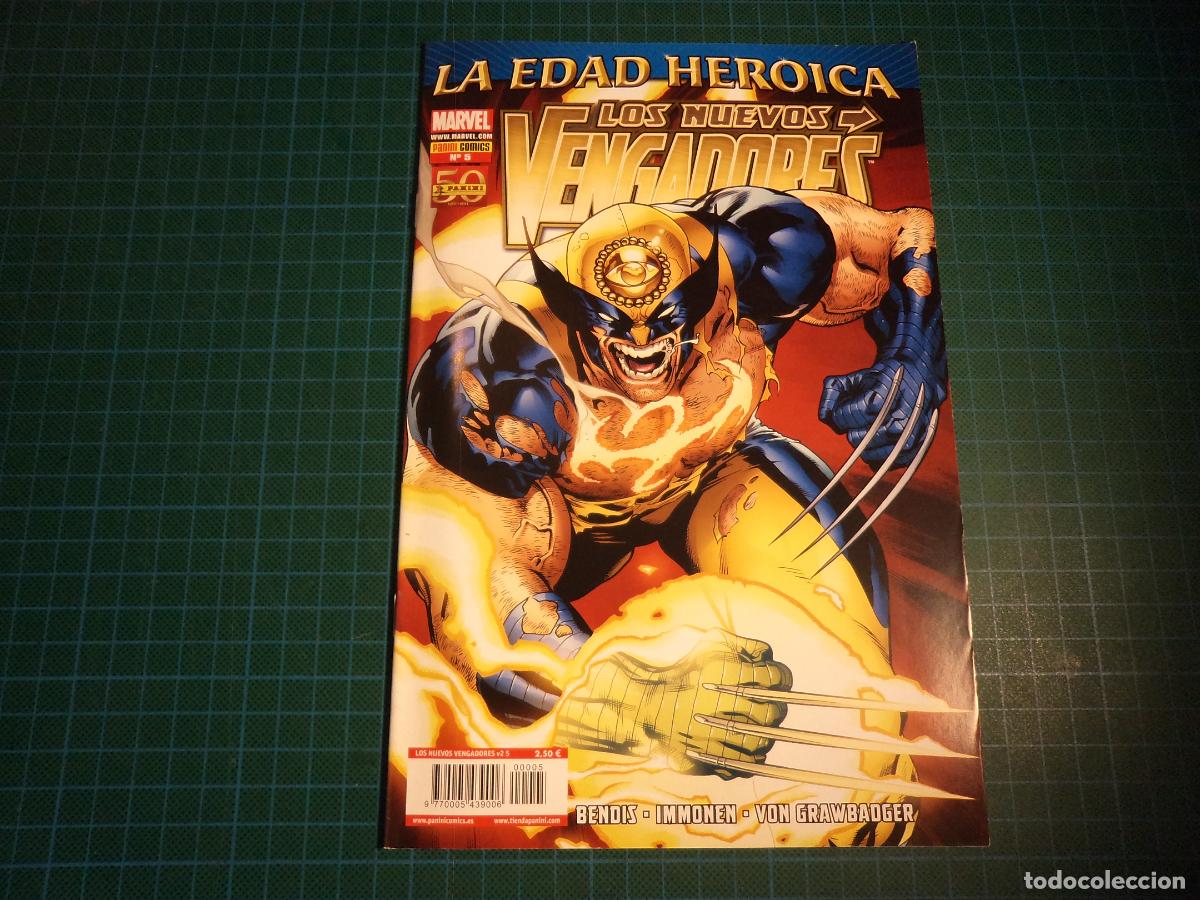 Fu&szlig;ball-Sticker: Los nuevos Vengadores. Vol 2. n&ordm; 5. Panini. (ref-09)