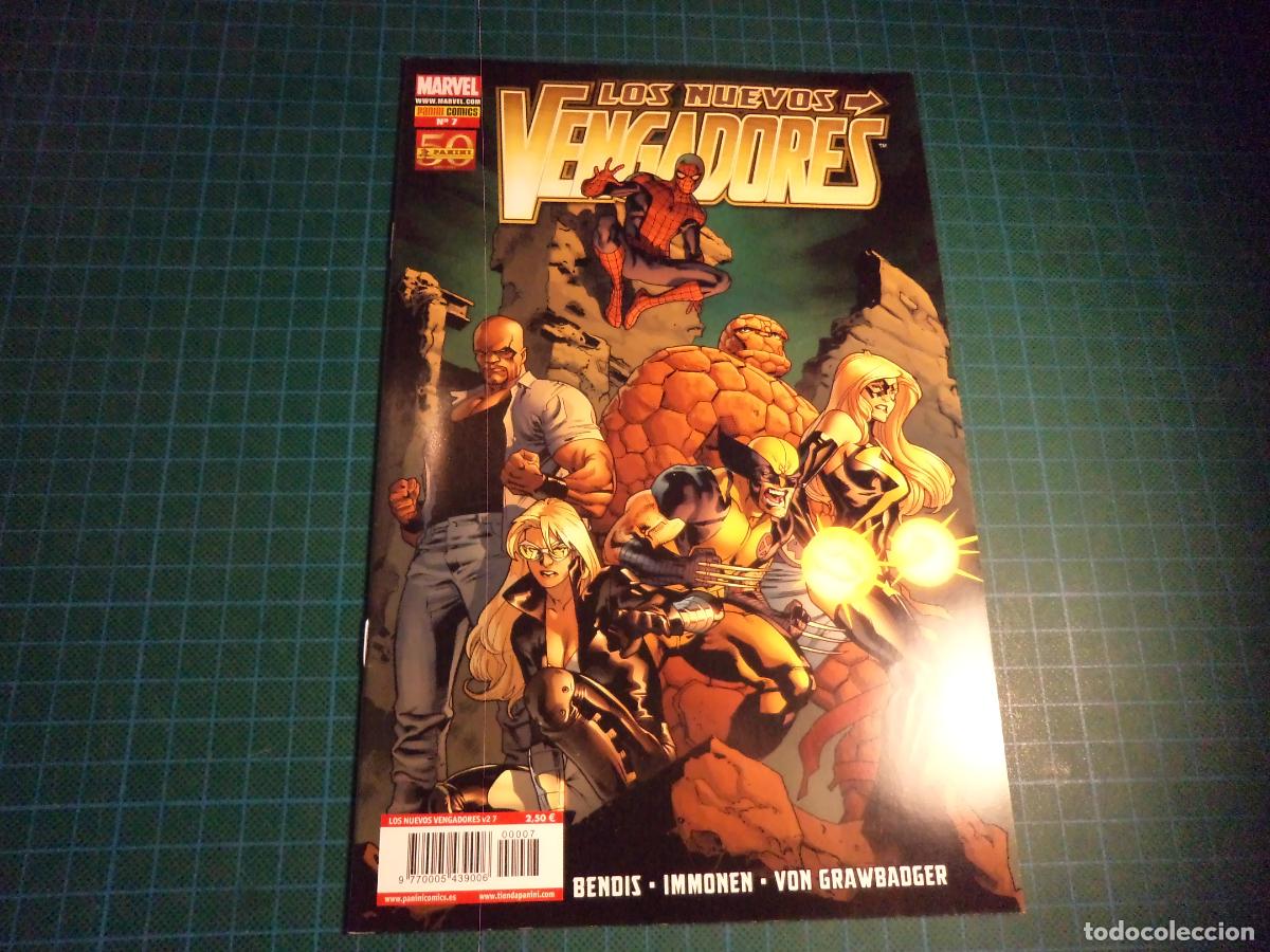 Fu&szlig;ball-Sticker: Los nuevos Vengadores. Vol 2. n&ordm; 7. Panini. (ref-09)