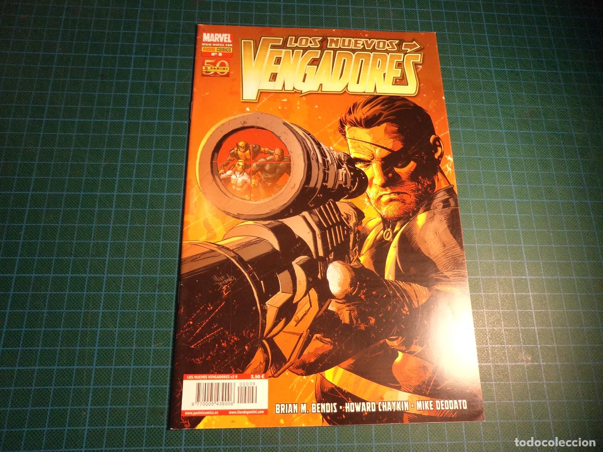 Fu&szlig;ball-Sticker: Los nuevos Vengadores. Vol 2. n&ordm; 9. Panini. (ref-09)