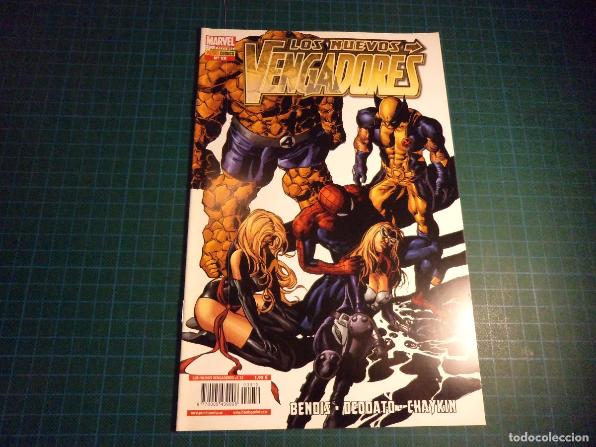 Fu&szlig;ball-Sticker: Los nuevos Vengadores. Vol 2. n&ordm; 12. Panini. (ref-09)