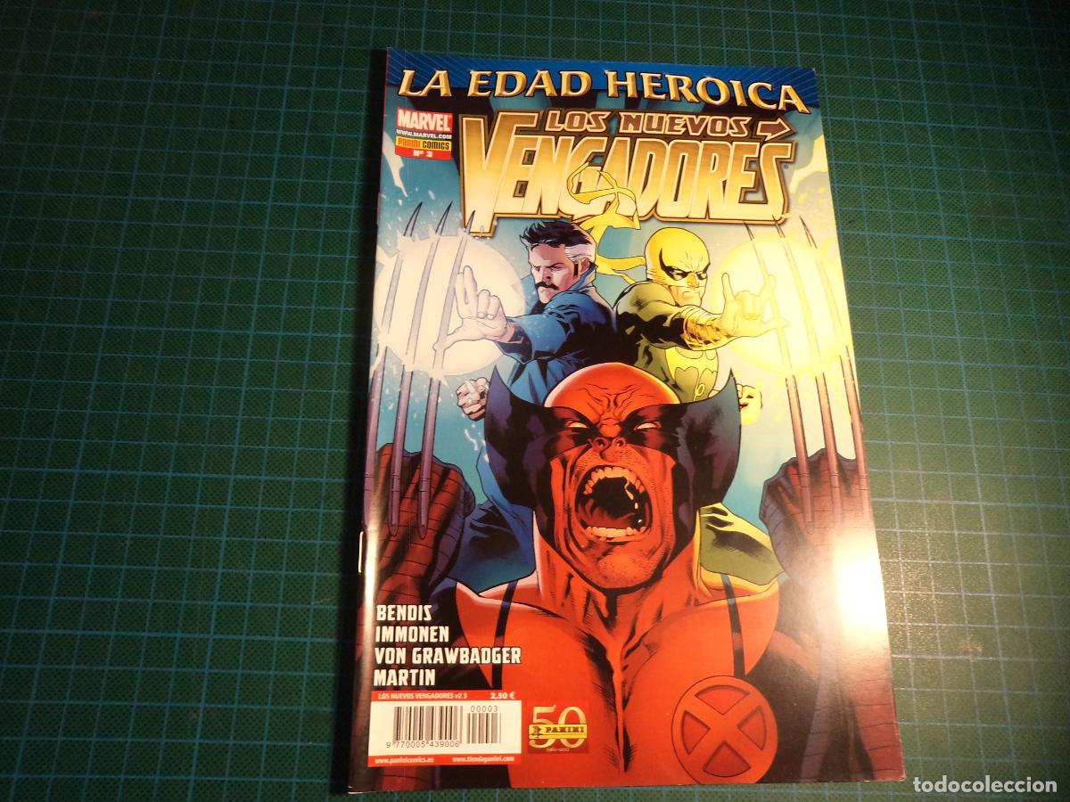 Fu&szlig;ball-Sticker: Los nuevos Vengadores. Vol 2. n&ordm; 3. Panini. (ref-09)