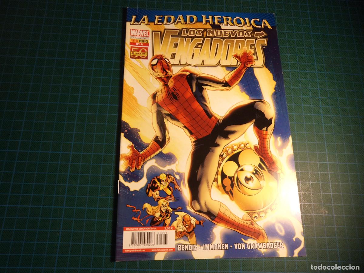 Fu&szlig;ball-Sticker: Los nuevos Vengadores. Vol 2. n&ordm; 4. Panini. (ref-09)