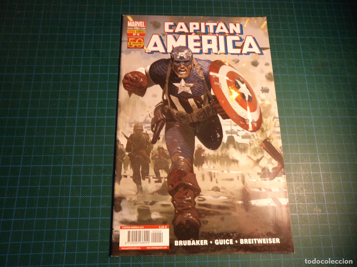 Fu&szlig;ball-Sticker: Capitan America. Vol 8. n&ordm; 9. Panini. (ref-09)