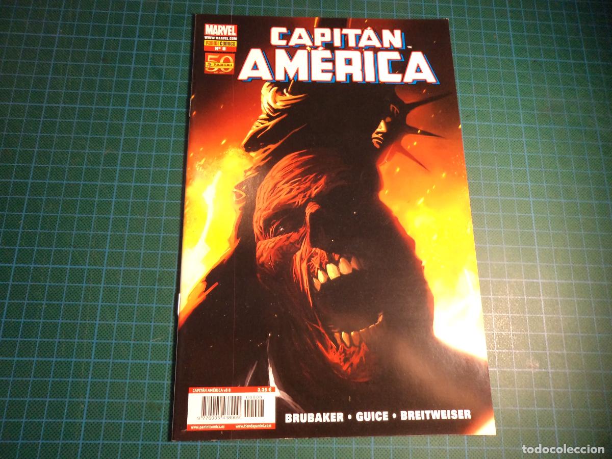 Fu&szlig;ball-Sticker: Capitan America. Vol 8. n&ordm; 8. Panini. (ref-09)