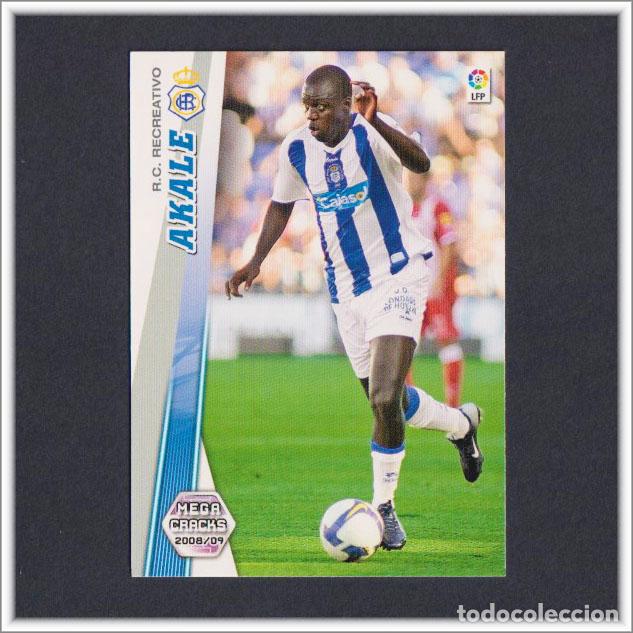 Cromos de F&uacute;tbol: MEGACRACKS 2008 2009 08 09 PANINI AKALE 495 FICHAJE RECREATIVO HUELVA ALBUM LIGA MEGA CRACKS MGK