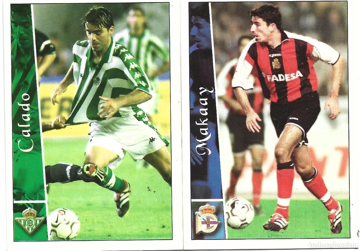 Figurine di Calcio: CROMO DE DOS CROMOS FUTBOL A&Ntilde;O 2003 BETIS 151 LA CORU&Ntilde;A 51