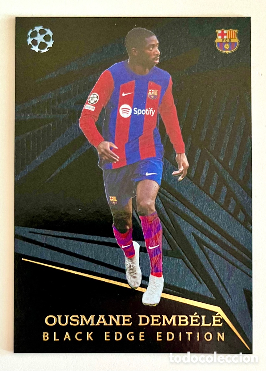 494 ousmane dembelé black edge edition topps ma - Buy Collectible