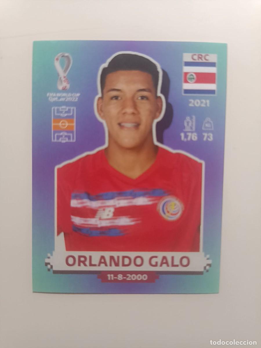 Football Stickers: CRC13 ORLANDO GALO COSTA RICA CRC 13 FIFA WORLD CUP MUNDIAL QATAR 2022 22 STICKER PANINI