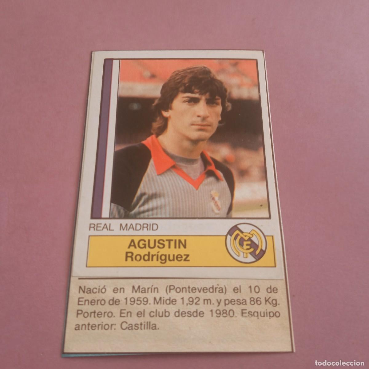 Figurine di Calcio: 131 AGUSTIN REAL MADRID RECORTADO PANINI FUTBOL LIGA 87 1986 1987 NO ESTE