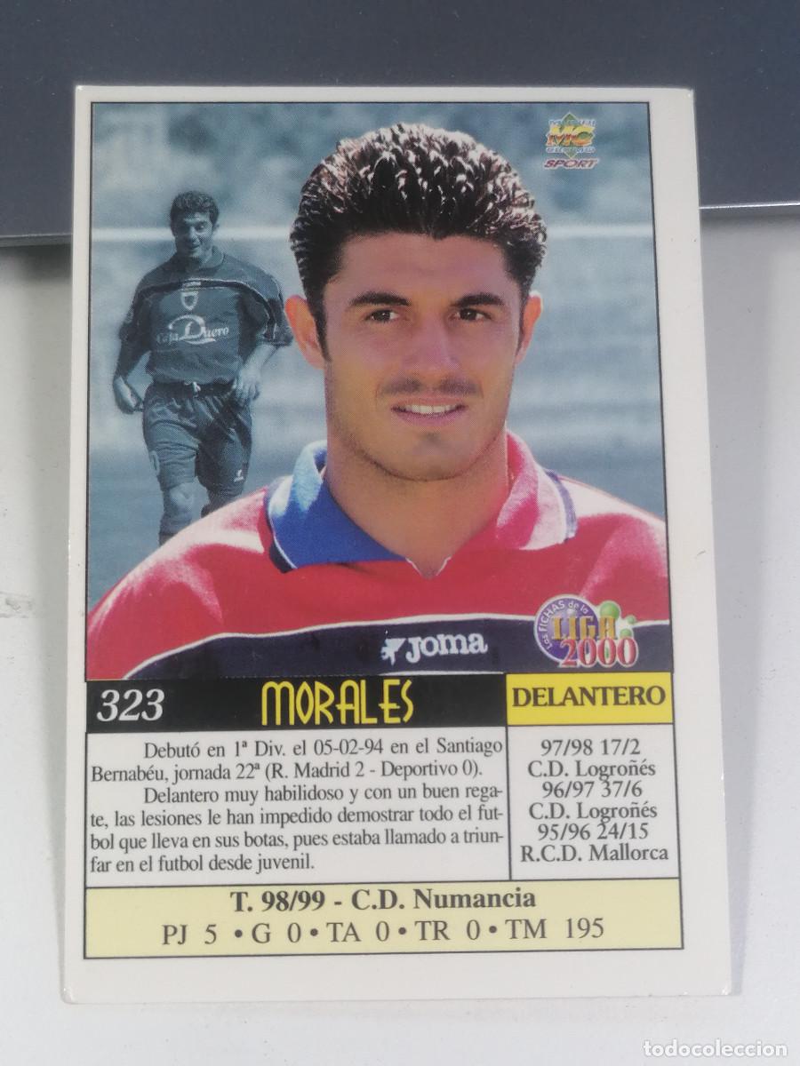 Figurine di Calcio: 323 MORALES NUMANCIA CROMOS ALBUM MUNDICROMO FICHAS LIGA FUTBOL QUIZ GAME 1999 2000 99 00