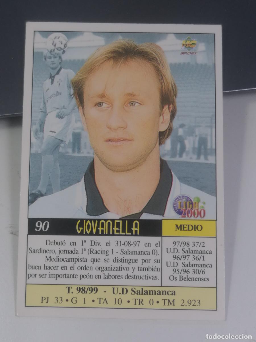 Cromos de Futebol: 90 GIOVANELLA CELTA MUNDICROMO 99 00 CROMO FUTBOL LIGA 1999 2000