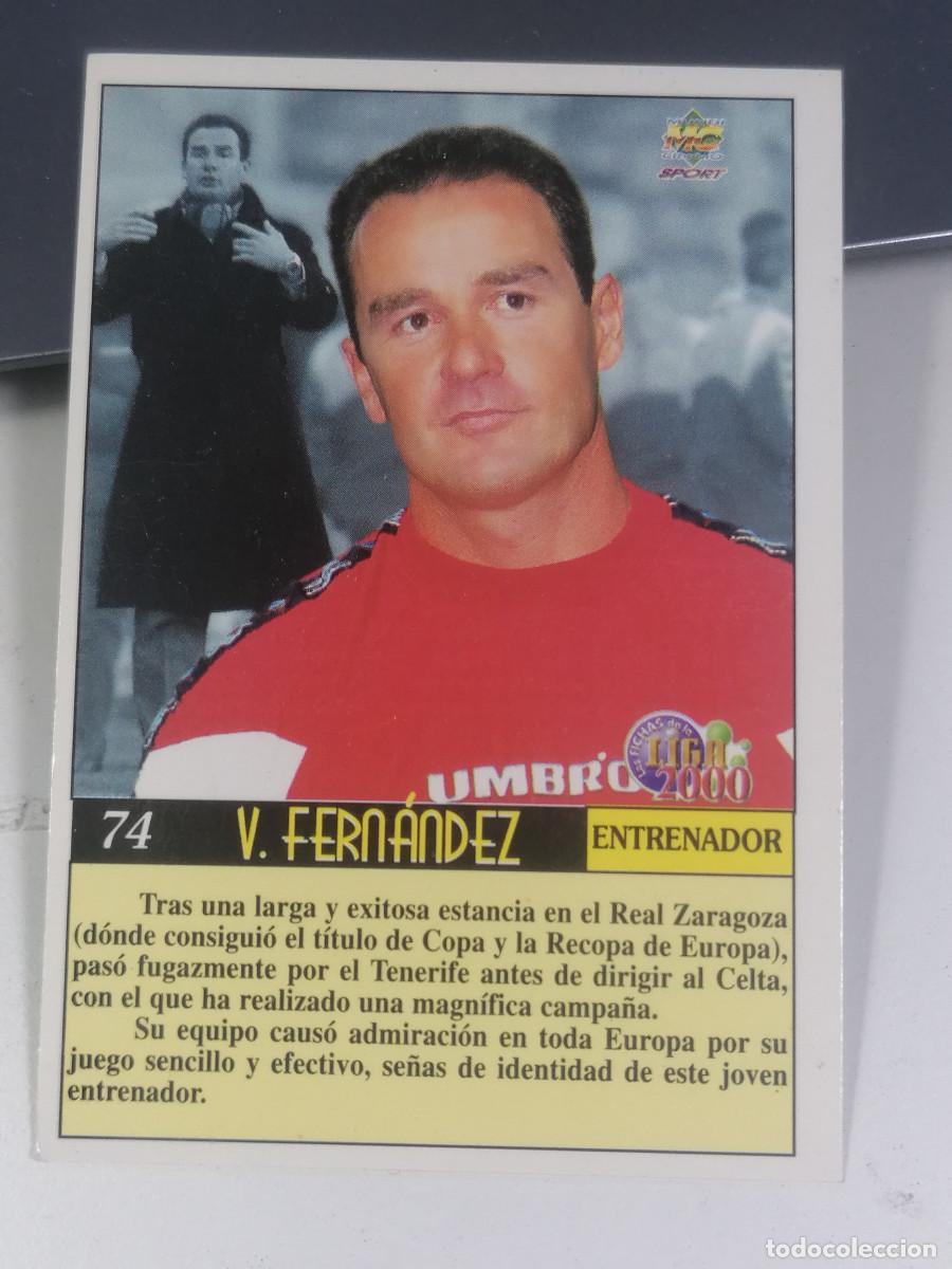 Football Stickers: 74 VICTOR FERNANDEZ CELTA DE VIGO CROMOS ALBUM MUNDICROMO FICHAS LIGA FUTBOL QUIZ 1999 2000 99 00