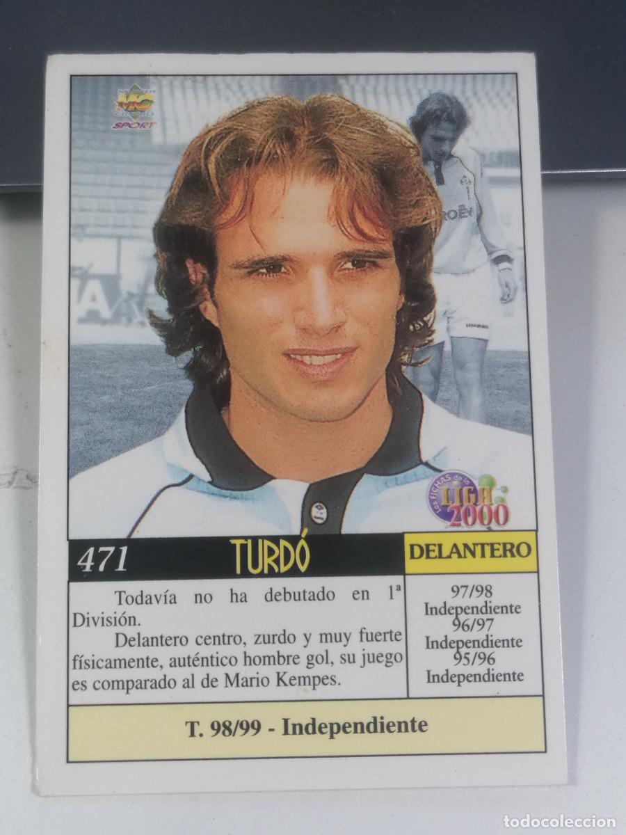 Fu&szlig;ball-Sticker: 471 TURDO CELTA MUNDICROMO 99 00 CROMO FUTBOL 1999 2000 ULTIMA HORA