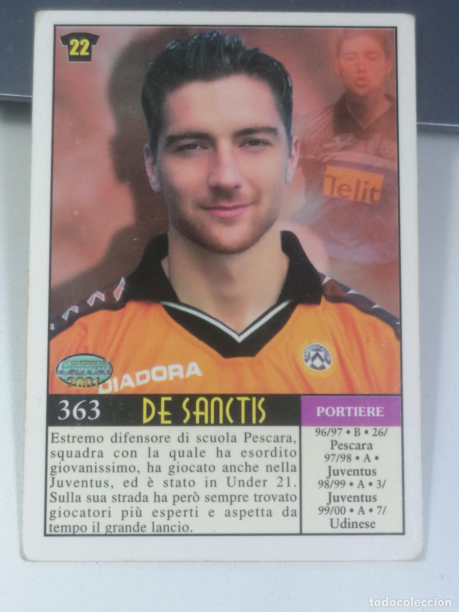 Cartes &agrave; collectionner de Football: 363 MORGAN DE SANCTIS UDINESE MUNDICROMO 2000 2001 CALCIO CALCIATORI CROMOS DE F&Uacute;TBOL