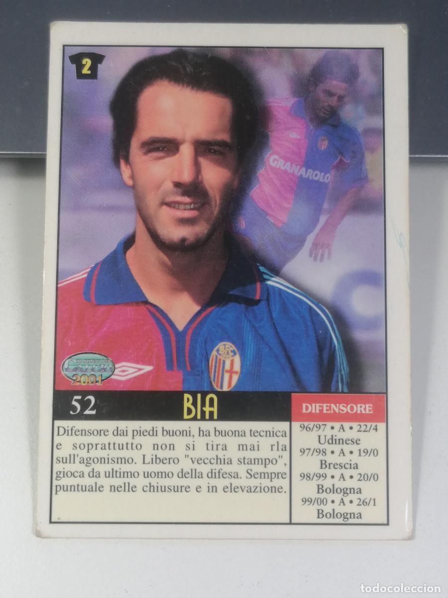 Fu&szlig;ball-Sticker: 52 GIOVANNI BIA BOLOGNA MUNDICROMO 2000 2001 CALCIO CALCIATORI CROMOS DE F&Uacute;TBOL