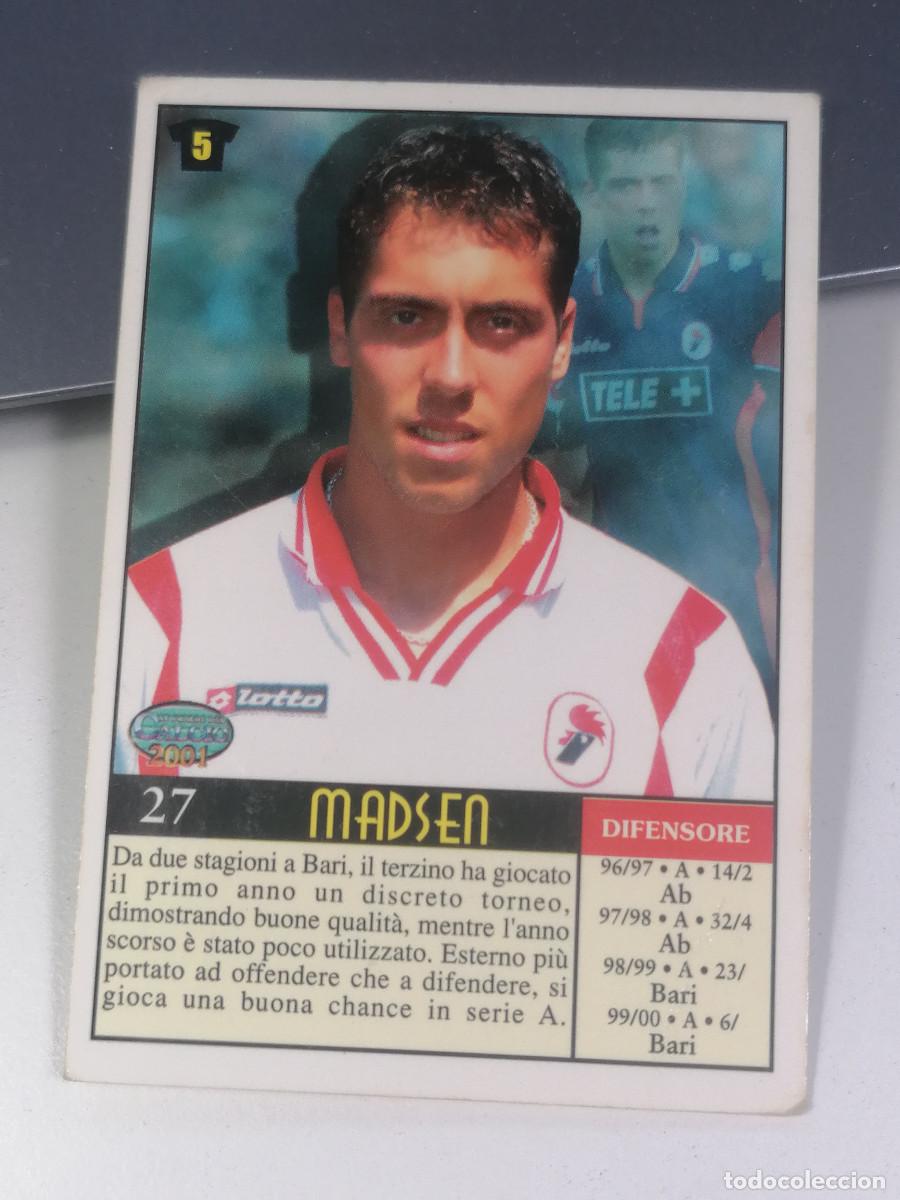 Football Stickers: 27 MICHAEL MADSEN BARI MUNDICROMO 2000 2001 CALCIO CALCIATORI CROMOS DE F&Uacute;TBOL