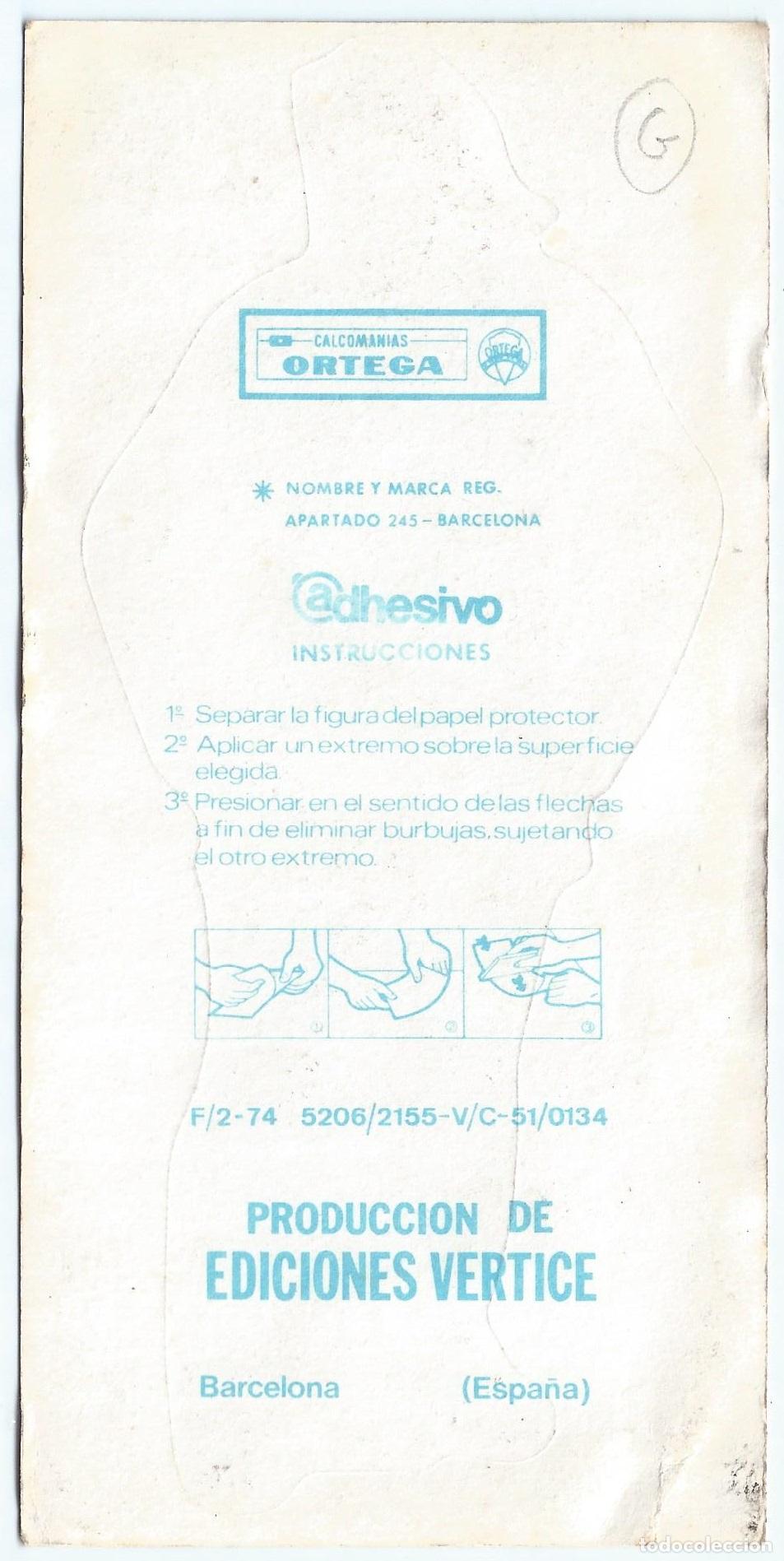Cromos de f&uacute;tbol: Netzer - Real Madrid - Ortega - Producciones V&eacute;rtice - Foto 2