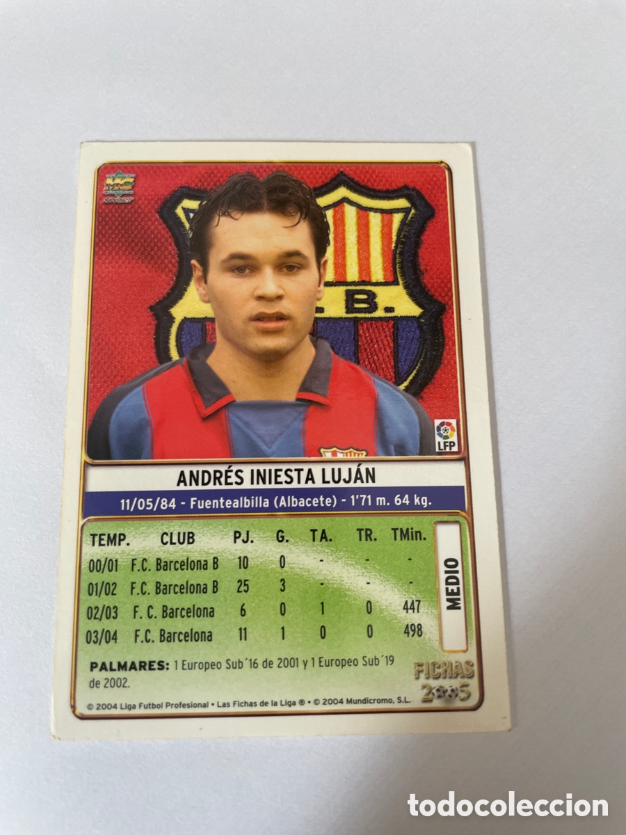 2004-05 SAMUEL ETO'O FC Barcelona Matt #83 Mundicromo Top La Liga Rare