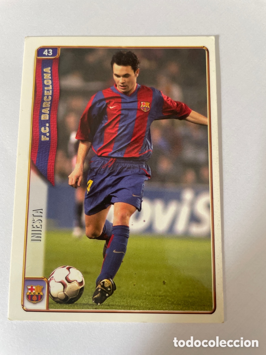 2004-05 RONALDINHO FC Barcelona #48 Las Fichas de La Liga Mundicromo