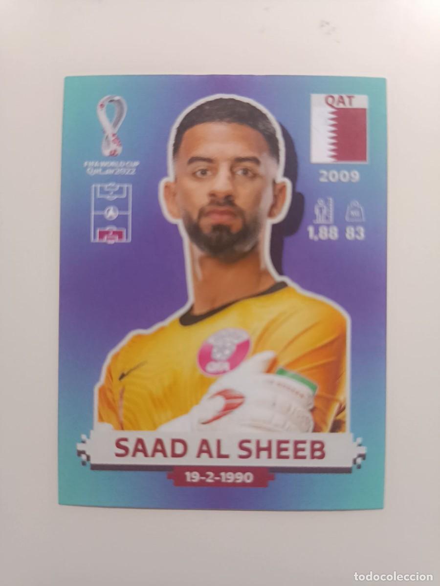Cromos de f&uacute;tbol: QAT3 SAAD AL SHEEB QATAR QAT 3 STICKER PANINI MUNDIAL 2022 WORLD CUP QATAR COPA MUNDO
