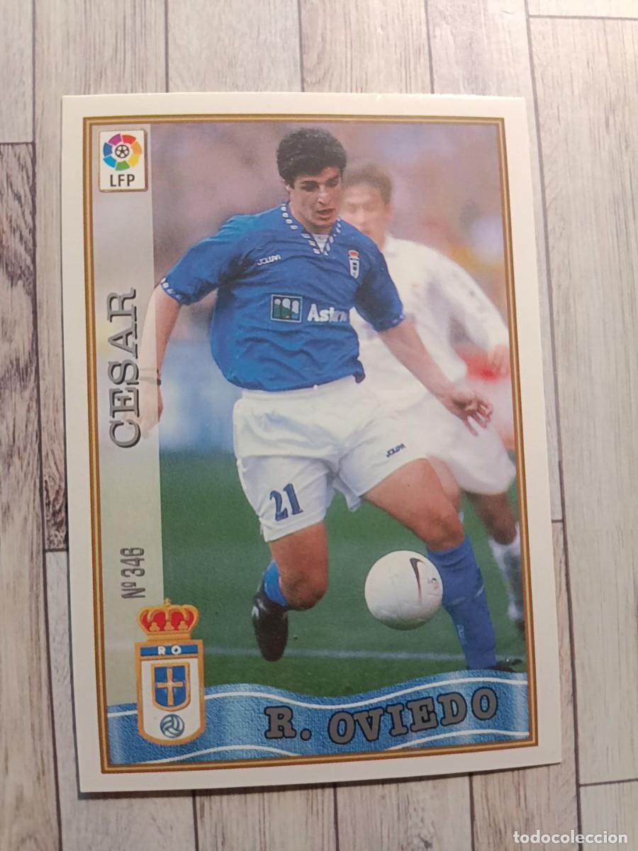 Figurine di Calcio: 346 CESAR OVIEDO LAS FICHAS LIGA FUTBOL 1997 1998 MUNDICROMO 97 98