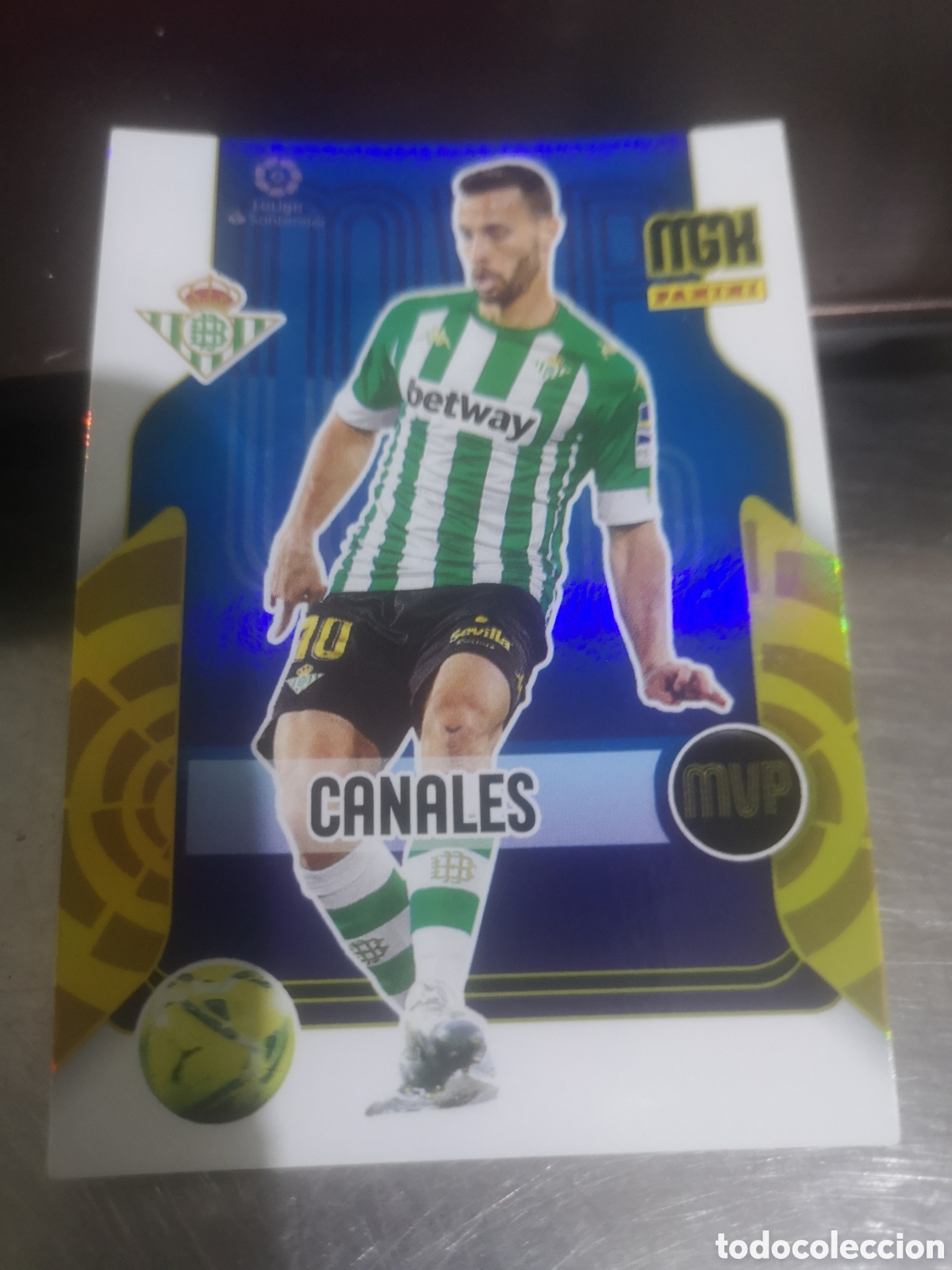 Figurine di Calcio: MEGACRACKS 2021 2022 / 21 22 - CANALES - MVP / REAL BETIS 362