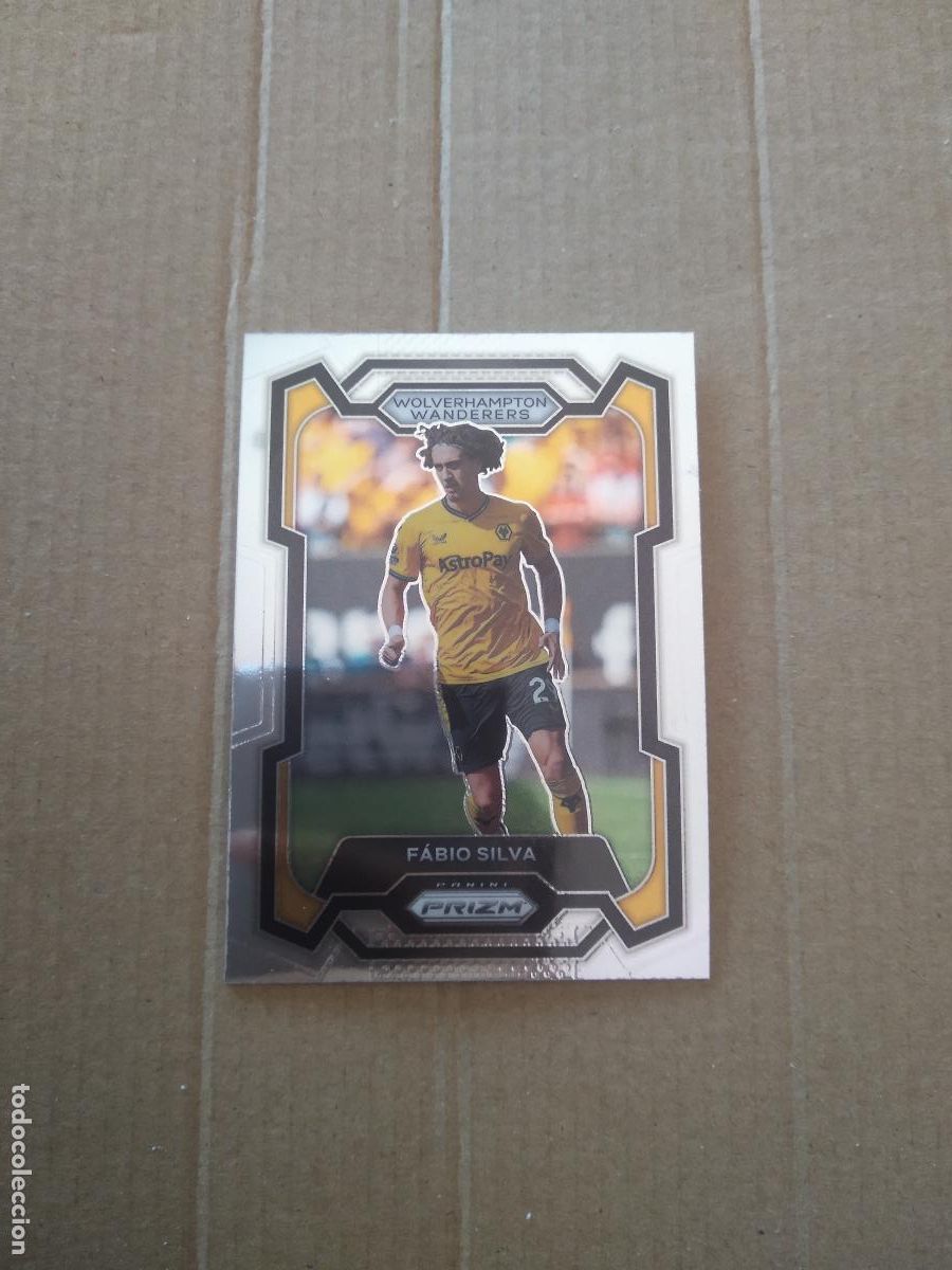 Cromos de F&uacute;tbol: 209 FABIO SILVA WOLVERHAMPTON CROMO FUTBOL PANINI LIGA 23-24 PRIZM PREMIER LEAGUE 2023-2024
