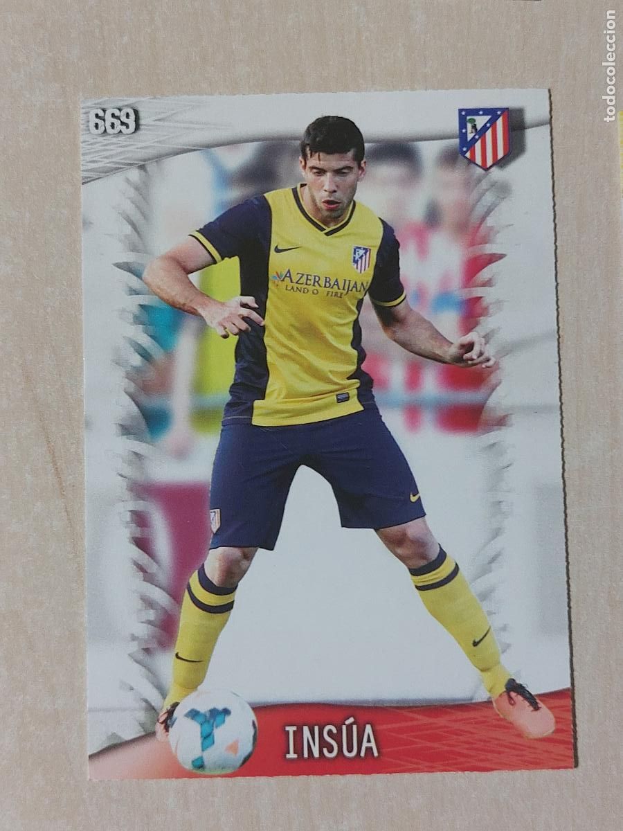 Fu&szlig;ball-Sticker: N&ordm; 669 INSUA - MUNDICROMO QUIZ GAME FICHAS LIGA 2014 - ULTIMA HORA FICHAJE