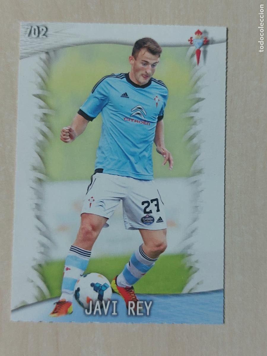 Figurine di Calcio: N&ordm; 702 JAVI REY - MUNDICROMO QUIZ GAME FICHAS LIGA 2014 - ULTIMA HORA FICHAJE