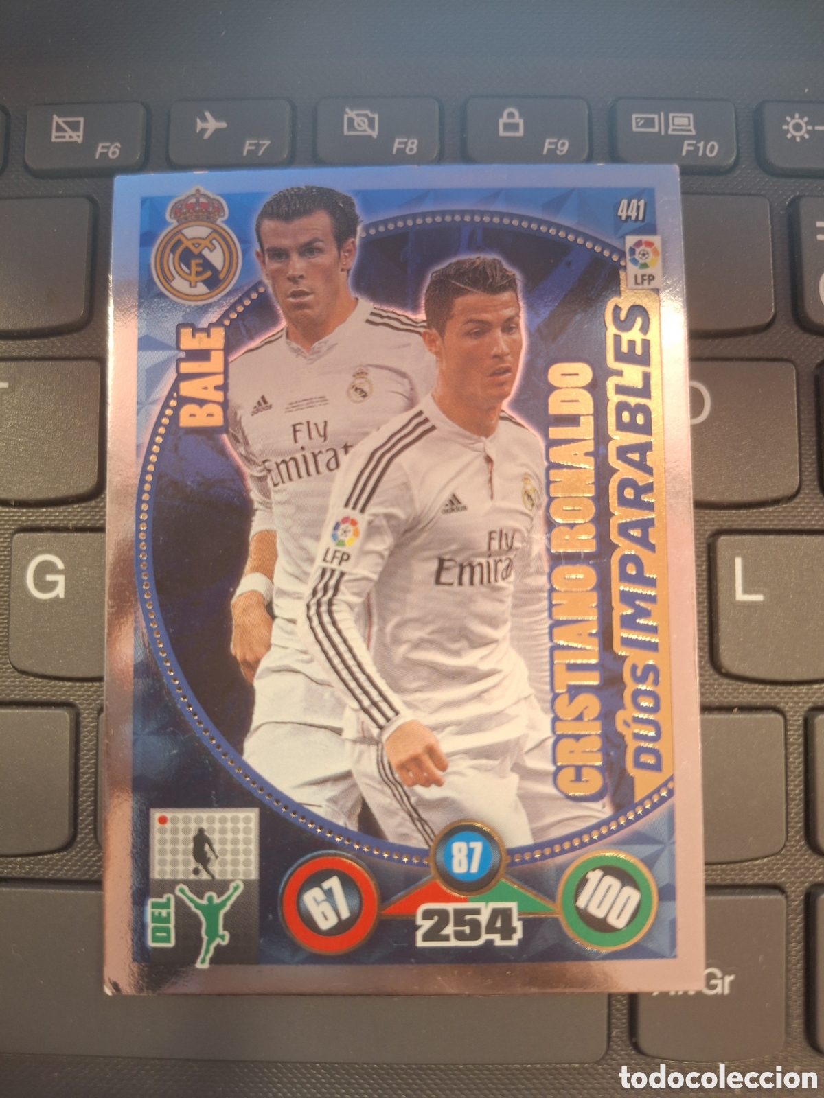 Cromos de F&uacute;tbol: ADRENALYN 2014 15 DUOS IMPARABLES BALE CRISTIANO RONALDO 441