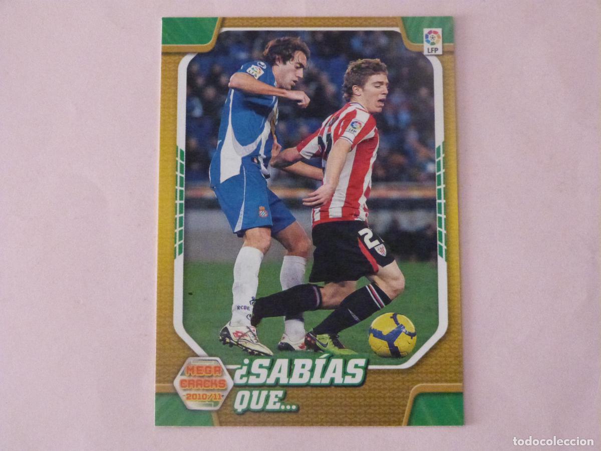 Cromos de Futebol: TRADING CARD FUTBOL SABIAS QUE... MUNIAIN N&ordm; 414 LIGA MEGACRACKS 2010-2011/10-11 PANINI