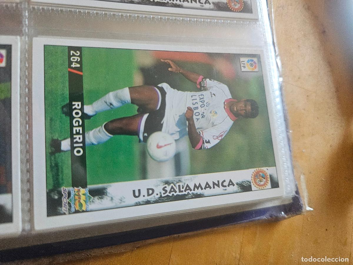 Fu&szlig;ball-Sticker: 264 rogerio salamanca mundicromo 1998 1999 98 98 sin pegar trading card