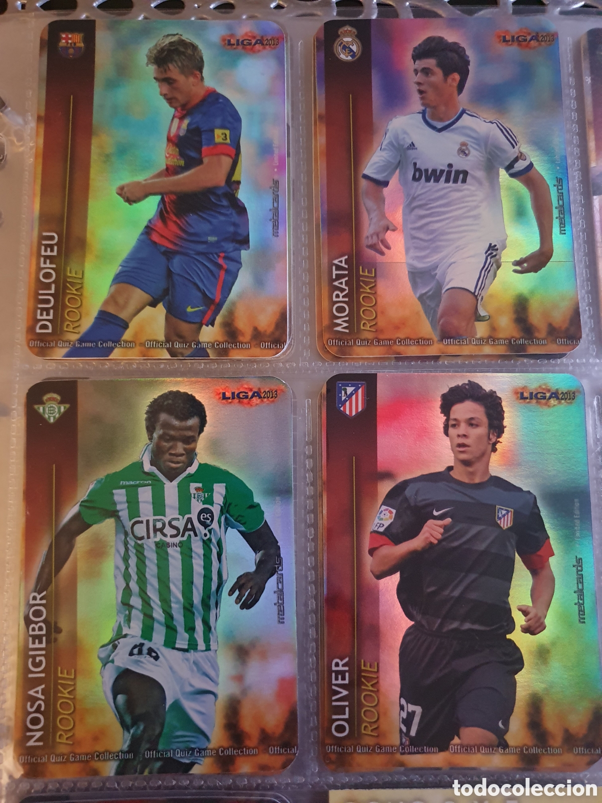 Cromos de Futebol: MUNDICROMO 2013 ROOKIE BRILLO LISO LOTE