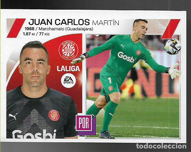 Cromos de f&uacute;tbol: 4.- JUAN CARLOS (GIRONA) - COLECCIONES ESTE 2023/24 (PANINI)