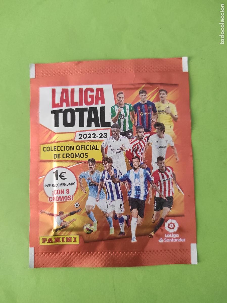 Football Stickers: SOBRE DE CROMOS DE FUTBOL SIN ABRIR DE LA LIGA TOTAL 2022-2023/22-23 DE PANINI