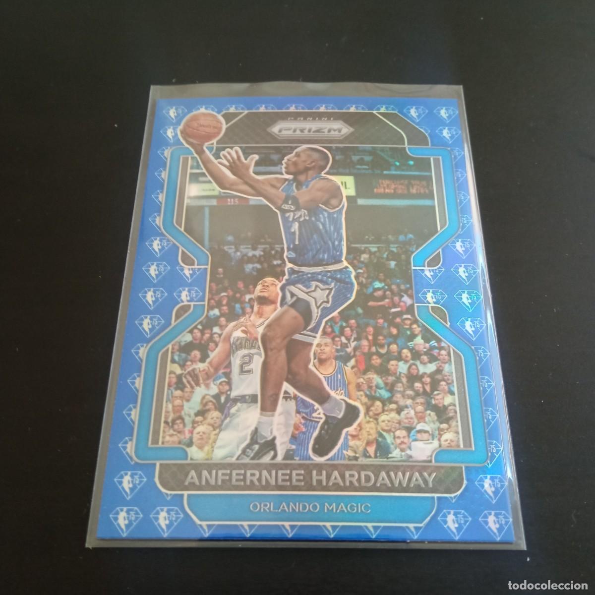 Cromos de f&uacute;tbol: 294 ANFERNEE HARDAWAY ORLANDO MAGIC BLUE DIAMOND PANINI NBA PRIZM 2021 2022