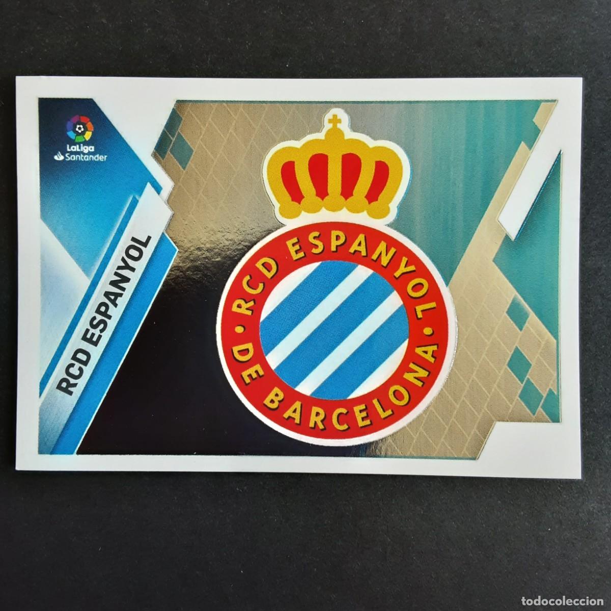 Cromos de f&uacute;tbol: CROMO LIGA 2019 2020 19 20 COLECCIONES ESTE PANINI N&ordm;15 ESCUDO-ESPANYOL NUNCA PEGADO