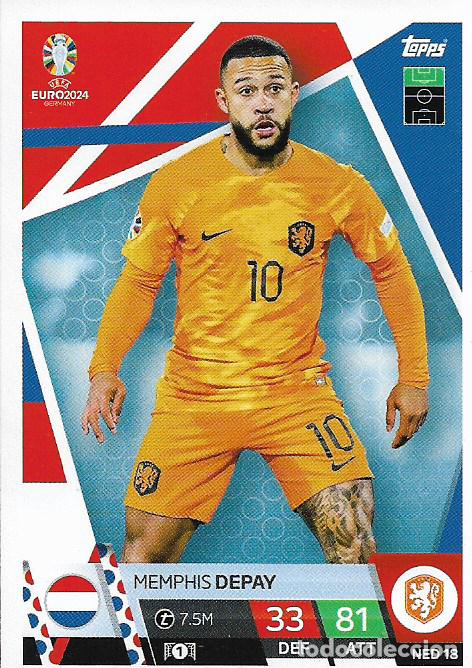 Figurine di Calcio: 18.- DEPAY (HOLANDA) - MATCH ATTAX EUROCOPA 2024 - EURO 2024