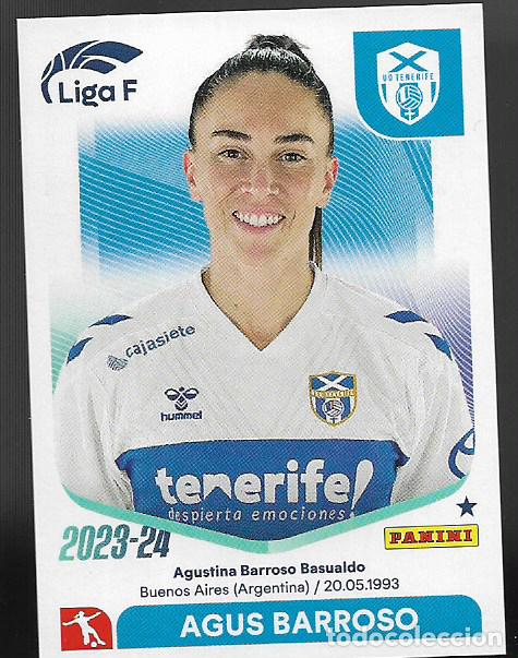 Cromos de f&uacute;tbol: 87.- AGUS BARROSO (COSTA ADEJE TENERIFE) - (LIGA FEMENINA LIGA F 2023/24) PANINI