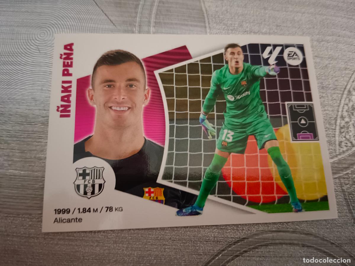 Figurine di Calcio: EDICIONES ESTE 2024 2025 24 25 N&ordm; 4 I&Ntilde;AKI PE&Ntilde;A BARCELONA CROMOS NUEVOS