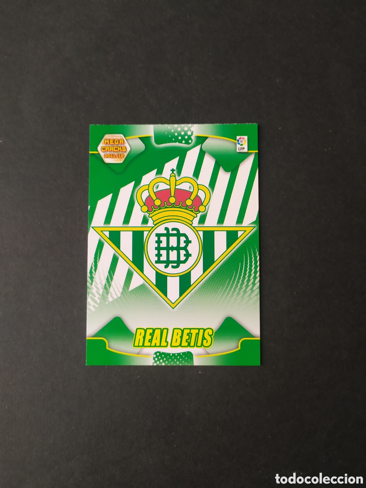 Cartes &agrave; collectionner de Football: Megacracks 2011 2012 11 12 panini escudo n&ordm; 55 Real Betis