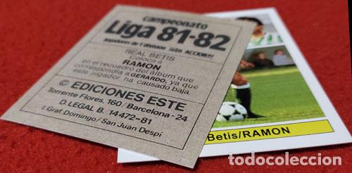 Cromos de Futebol: Ramon Real Betis custom 81-82 inedito