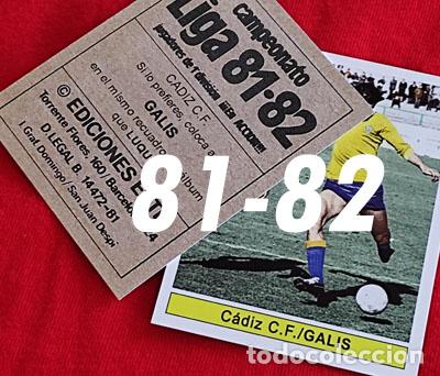 Figurine di Calcio: Galis Cadiz C.F. custom 81-82 inedito