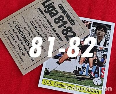 Cartes &agrave; collectionner de Football: Julio Duran C.D. Castellon custom 81-82