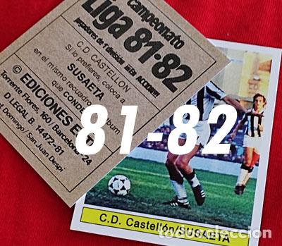 Football Stickers: Susaeta C.D. Castellon custom 81-82