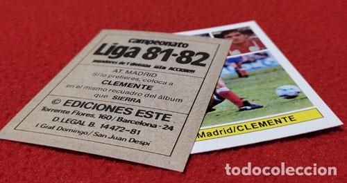 Cromos de f&uacute;tbol: Clemente At. Madrid custom 81-82 - Foto 1