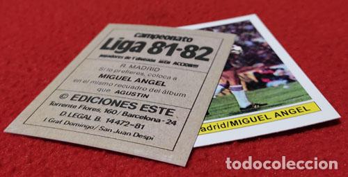 Cartes &agrave; collectionner de Football: Miguel Angel Real Madrid custom 81-82 version 2 inedito