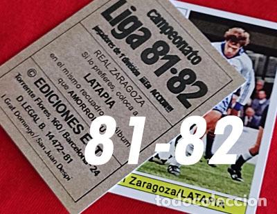 Cromos de f&uacute;tbol: Latapia Real Zaragoza custom 81-82