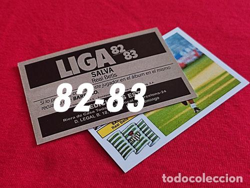 Cromos de f&uacute;tbol: Salva Real Betis custom 82-83